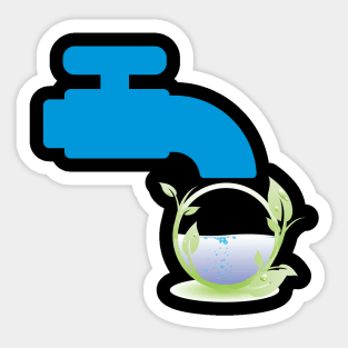 save water Sticker